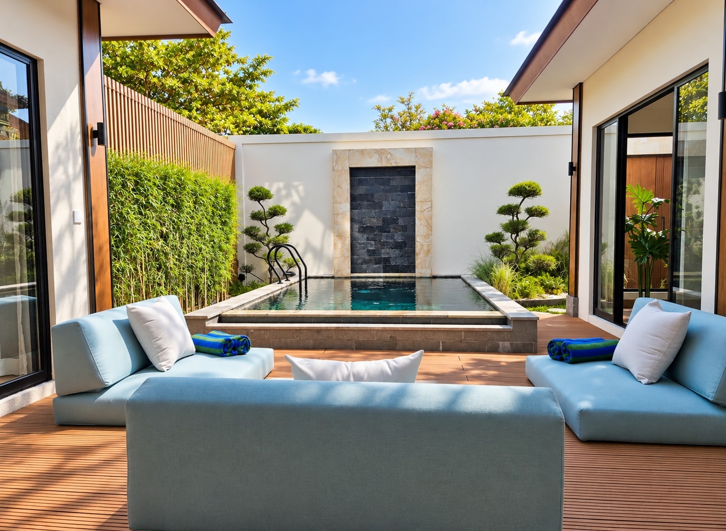 Pool and deck