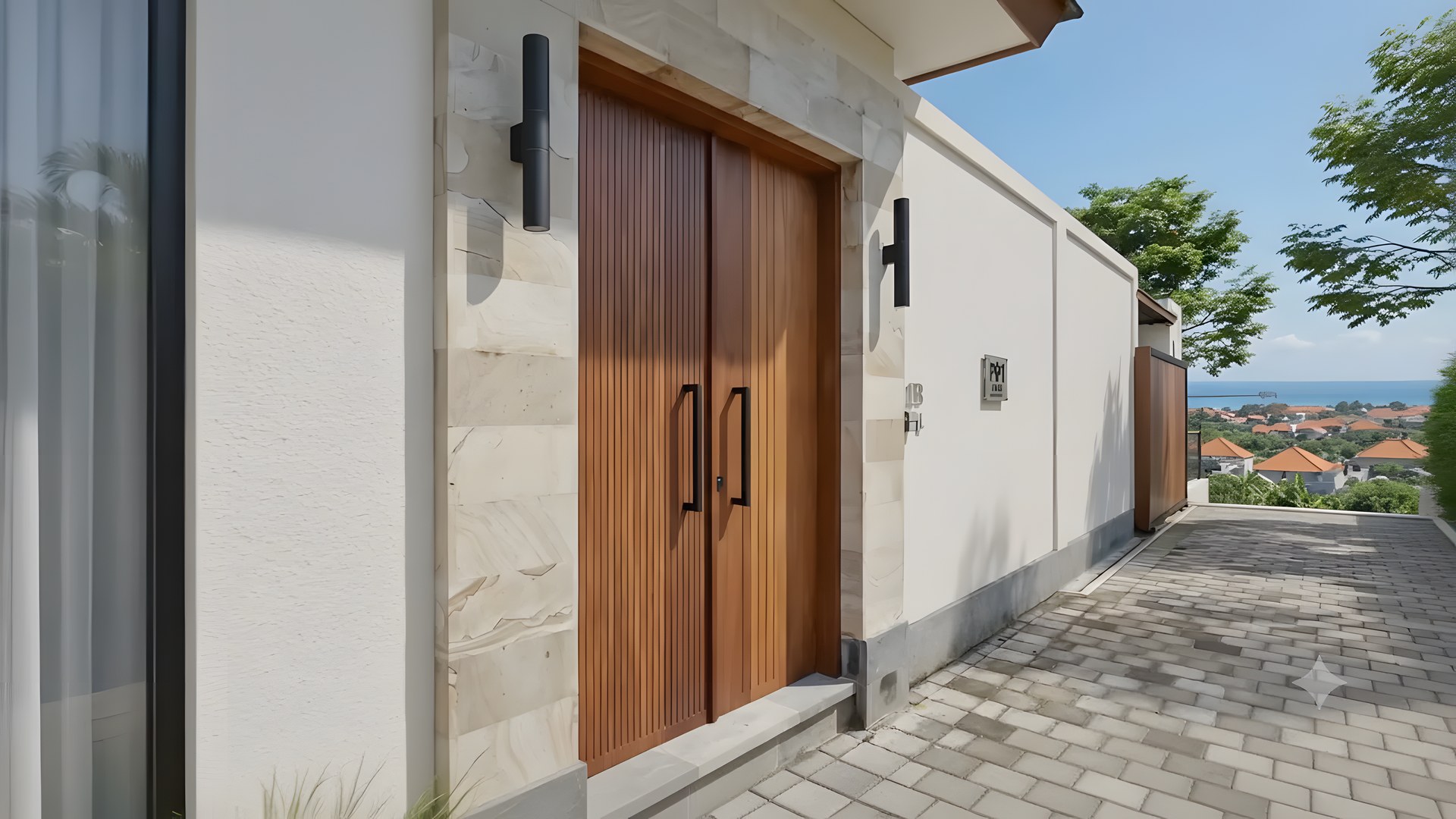 The entrance gate