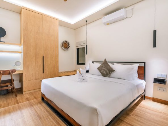 2nd luxury large double bedroom with working space and private bathroom